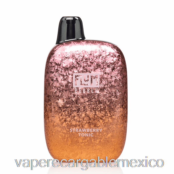 Vape Recargable Flum Pebble 6000 Tónico De Fresa Desechable